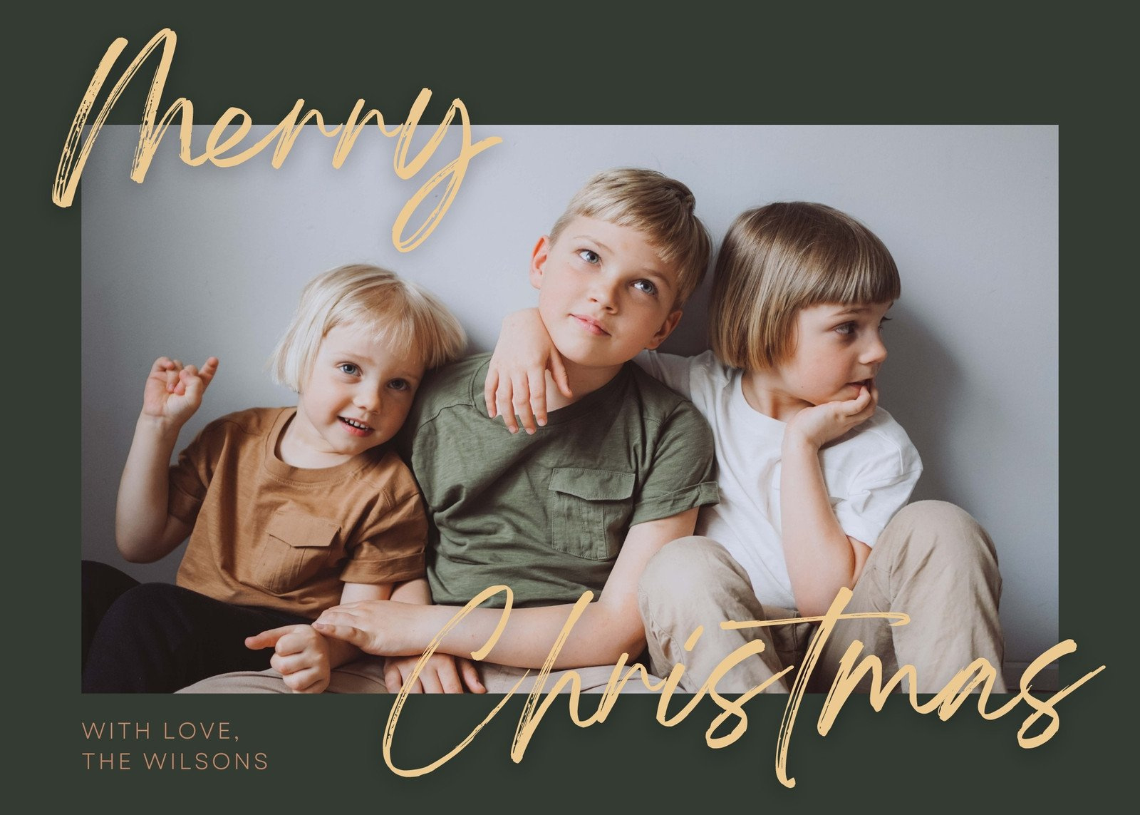 Free Custom Printable Christmas Card Templates | Canva inside Free Printable Photo Christmas Cards