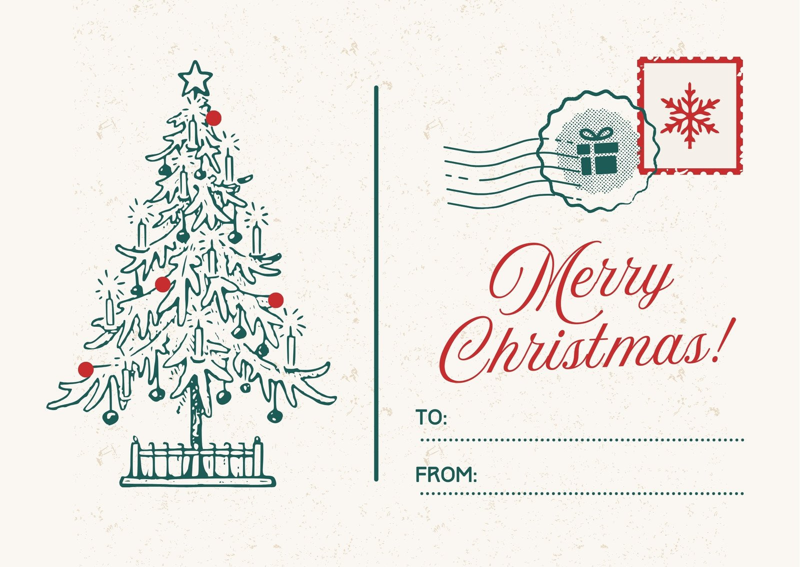 Free Custom Printable Christmas Card Templates | Canva regarding Free Printable Christmas Card Templates