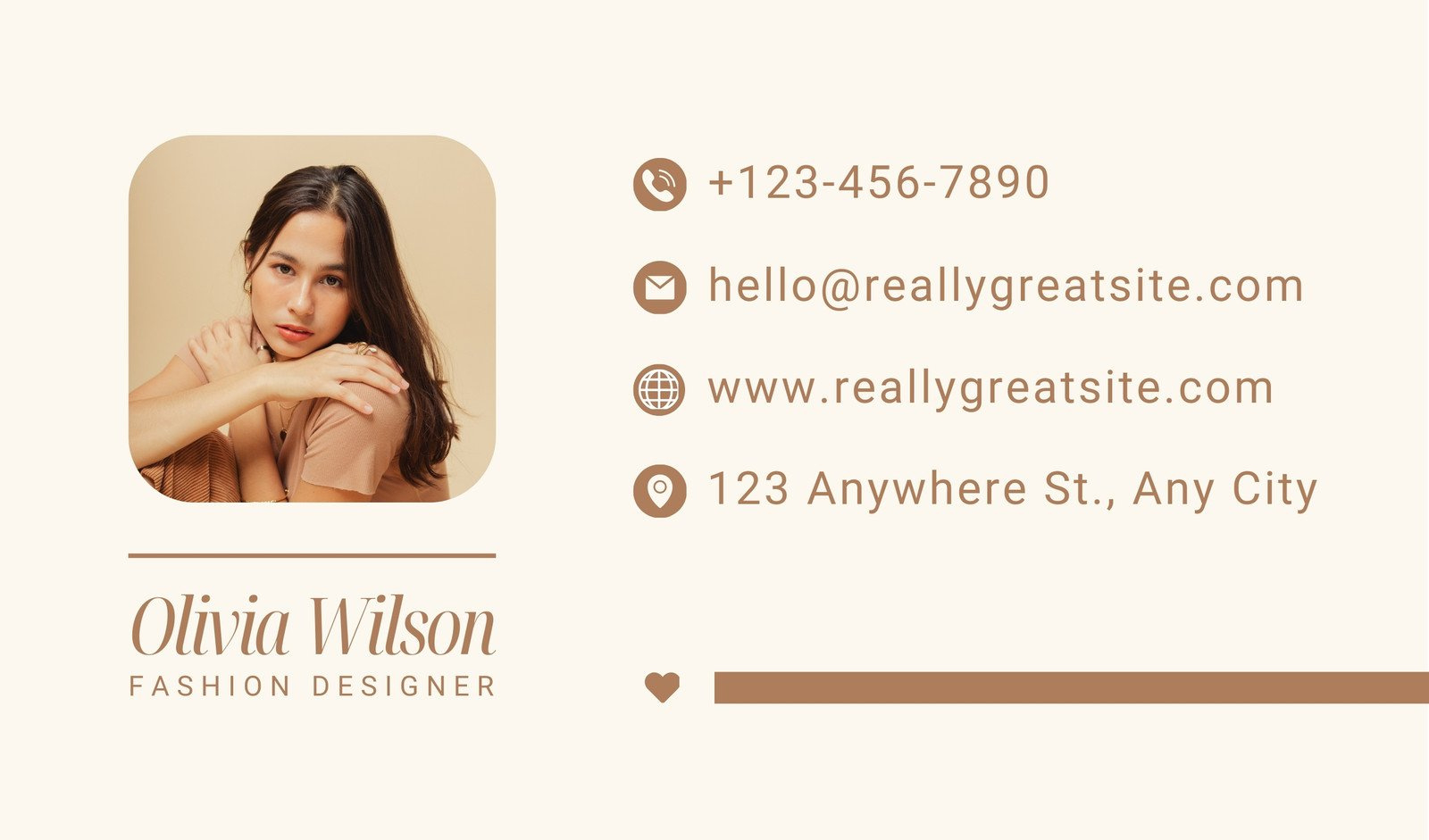 Free, Custom Printable Personal Business Cards | Canva throughout Free Printable Personal Cards