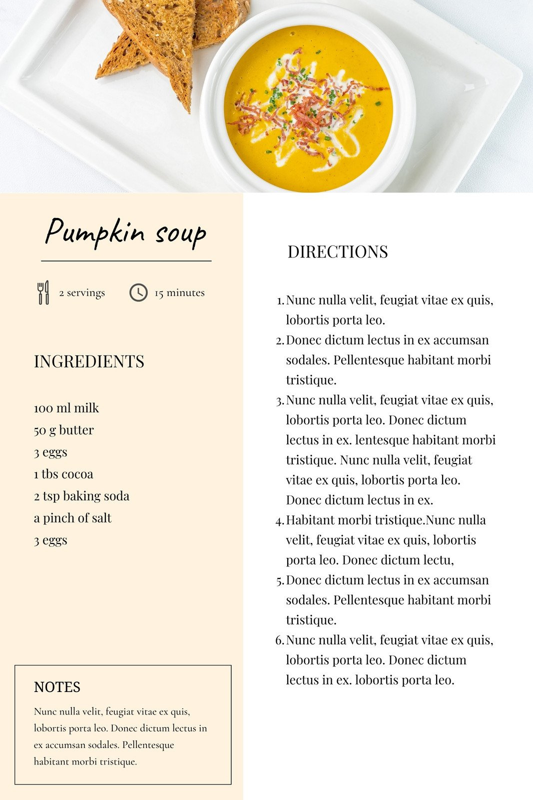 Free, Custom Printable Recipe Card Templates Online | Canva inside Free Printable Recipes