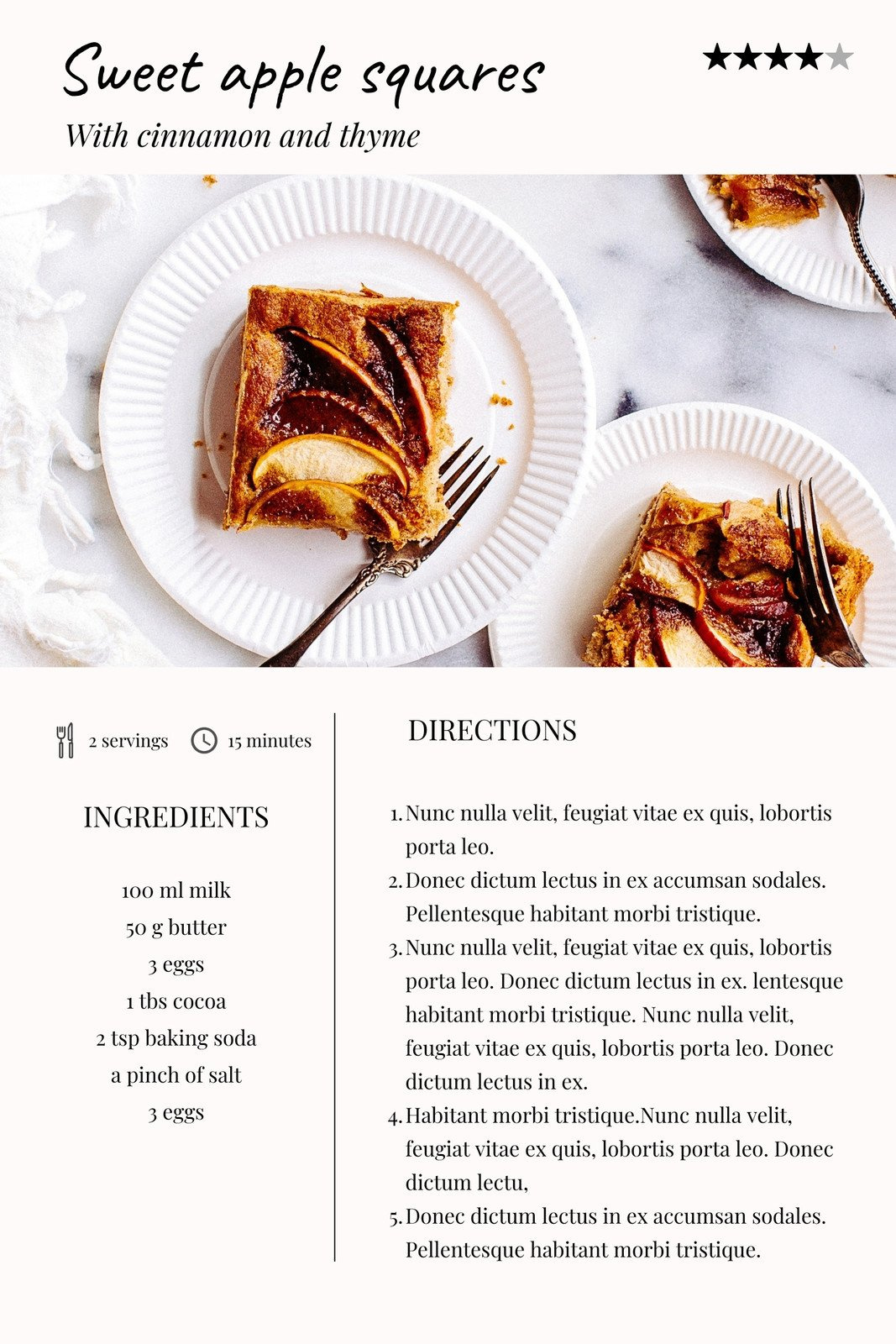 Free, Custom Printable Recipe Card Templates Online | Canva with Free Printable Recipes