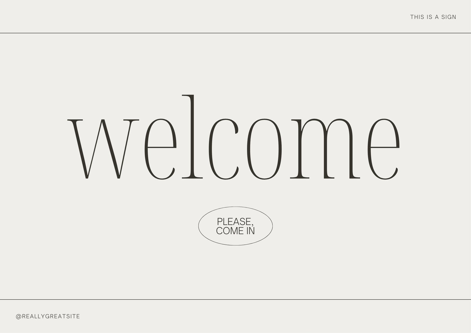 Free Custom Printable Welcome Yard Sign Templates | Canva in Free Printable Welcome Sign Template
