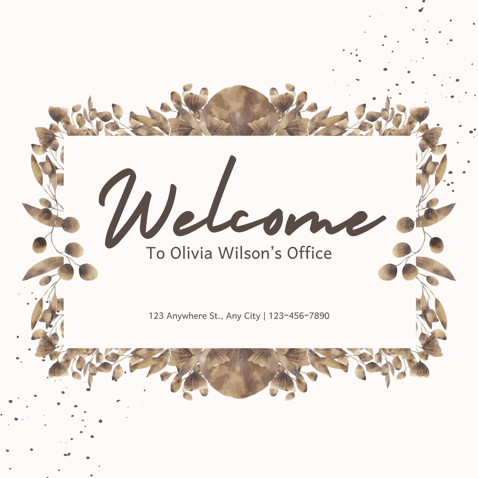 Free Custom Printable Welcome Yard Sign Templates | Canva with regard to Free Printable Welcome Sign Template