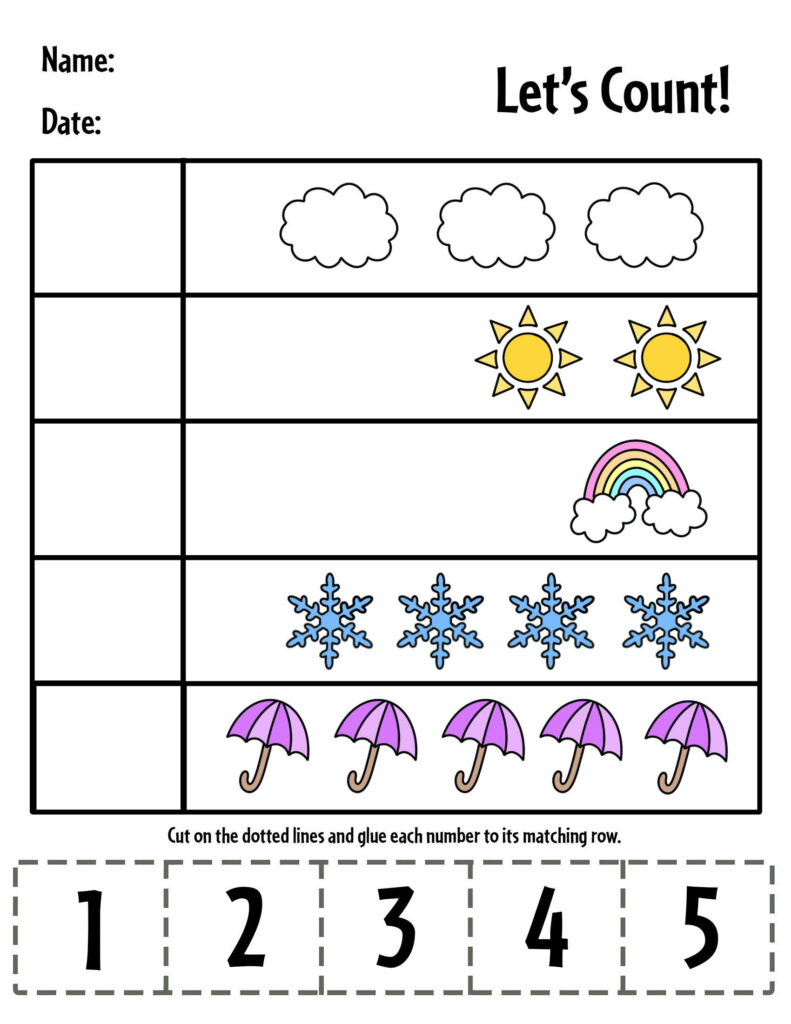 Free Cut & Paste Activities For Preschool: Variety Pack! ⋆ The with regard to Free Printable Cut And Paste Worksheets For Preschoolers