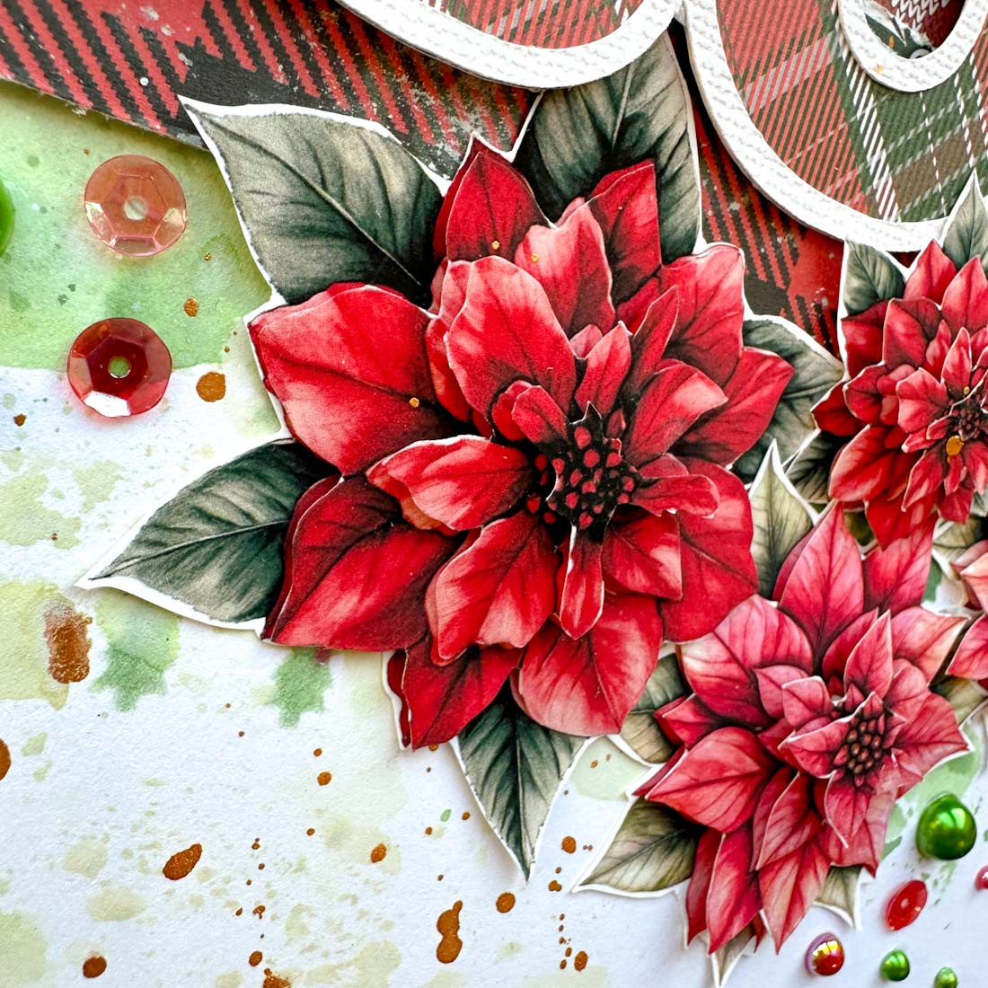 Free Decoupage Poinsettia Printable - Like Love Do in Free Printable Decoupage Flowers