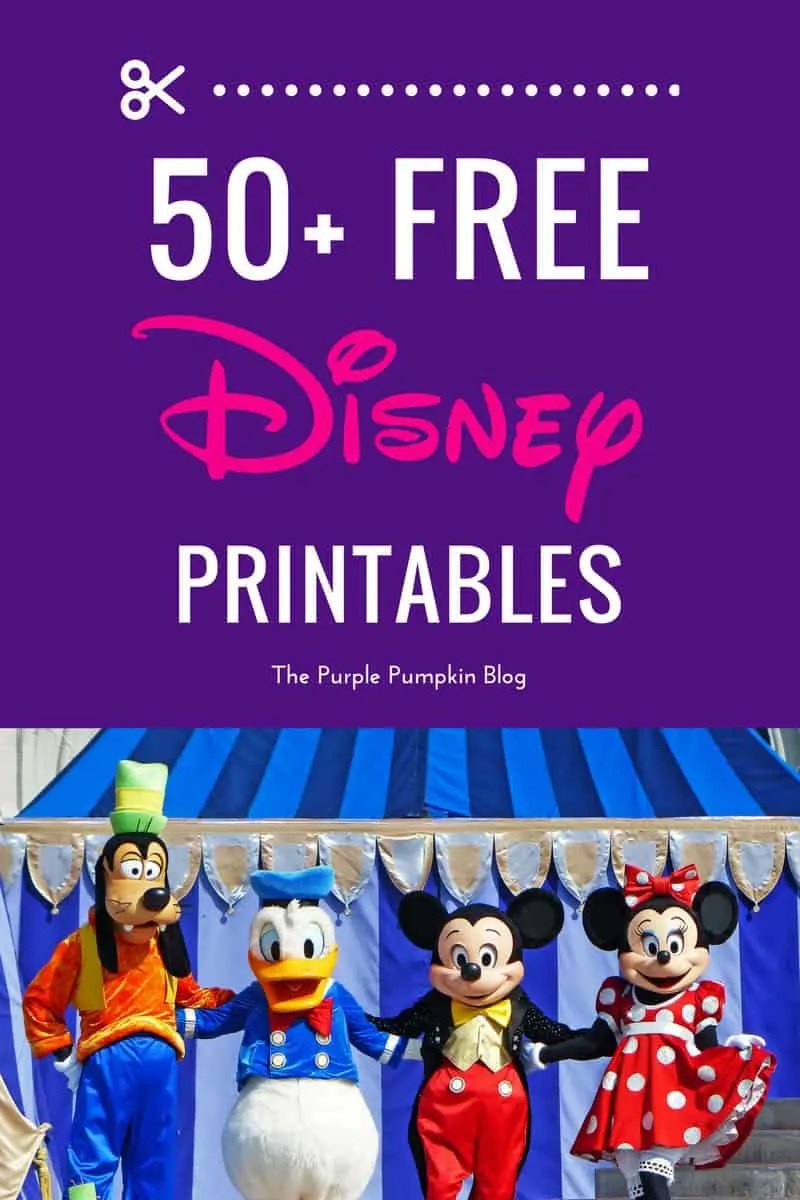 Free Disney Printables - Download & Print At Home! for Free Disney Printables