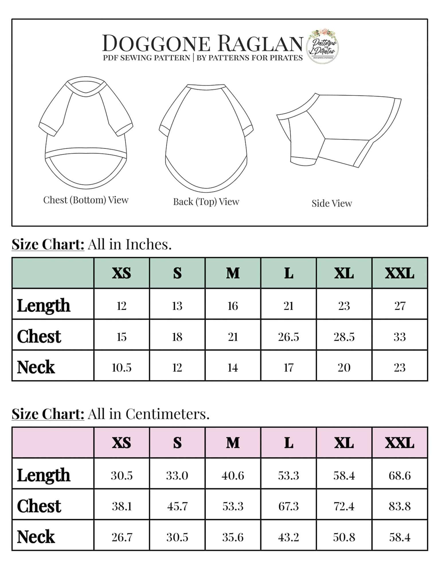 Free Dog Pattern Archives - Patterns For Pirates within Free Printable Sewing Patterns For Dog Clothes