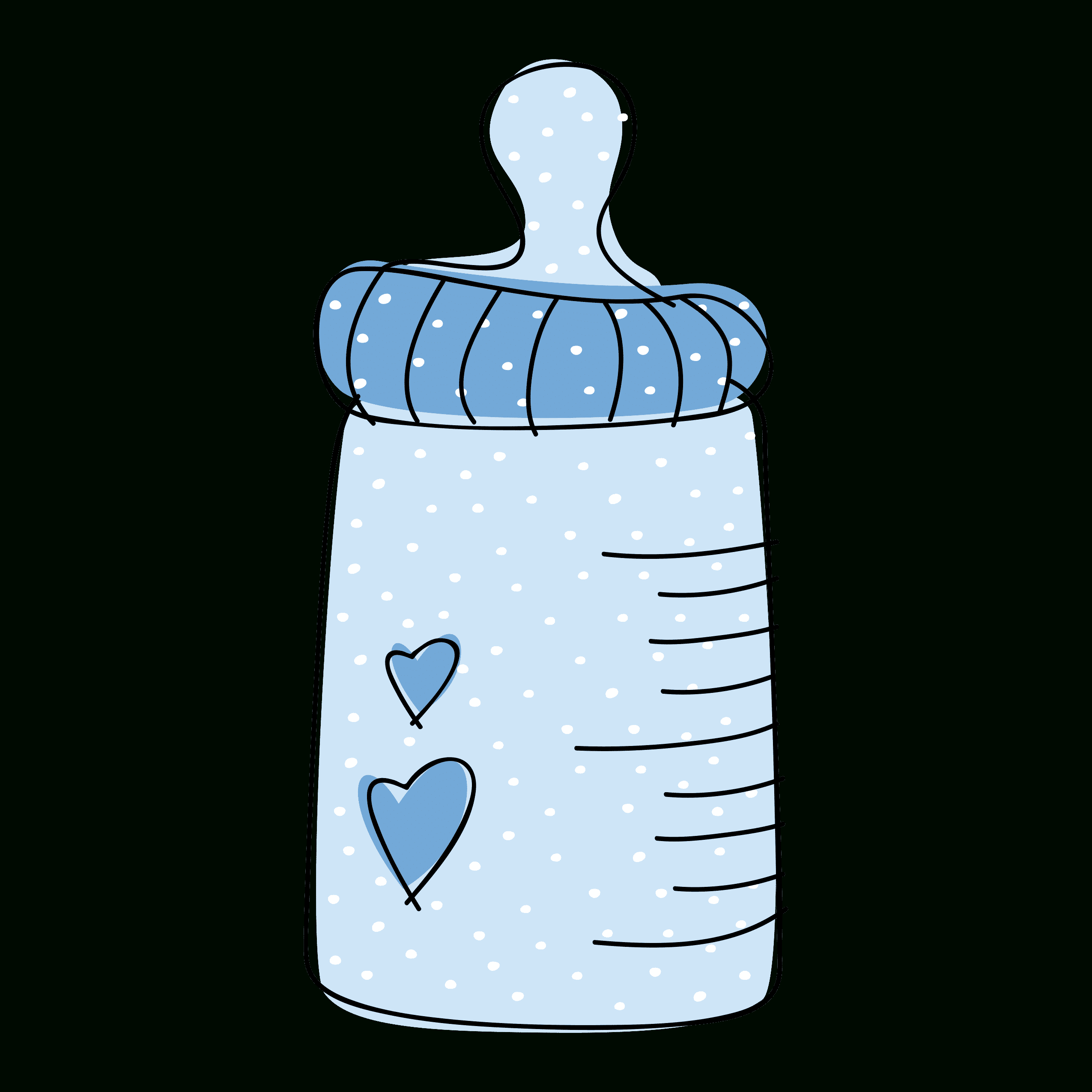 Free Downloadable Baby Bottle Clipart - Tulamama for Free Printable Baby Shower Clip Art