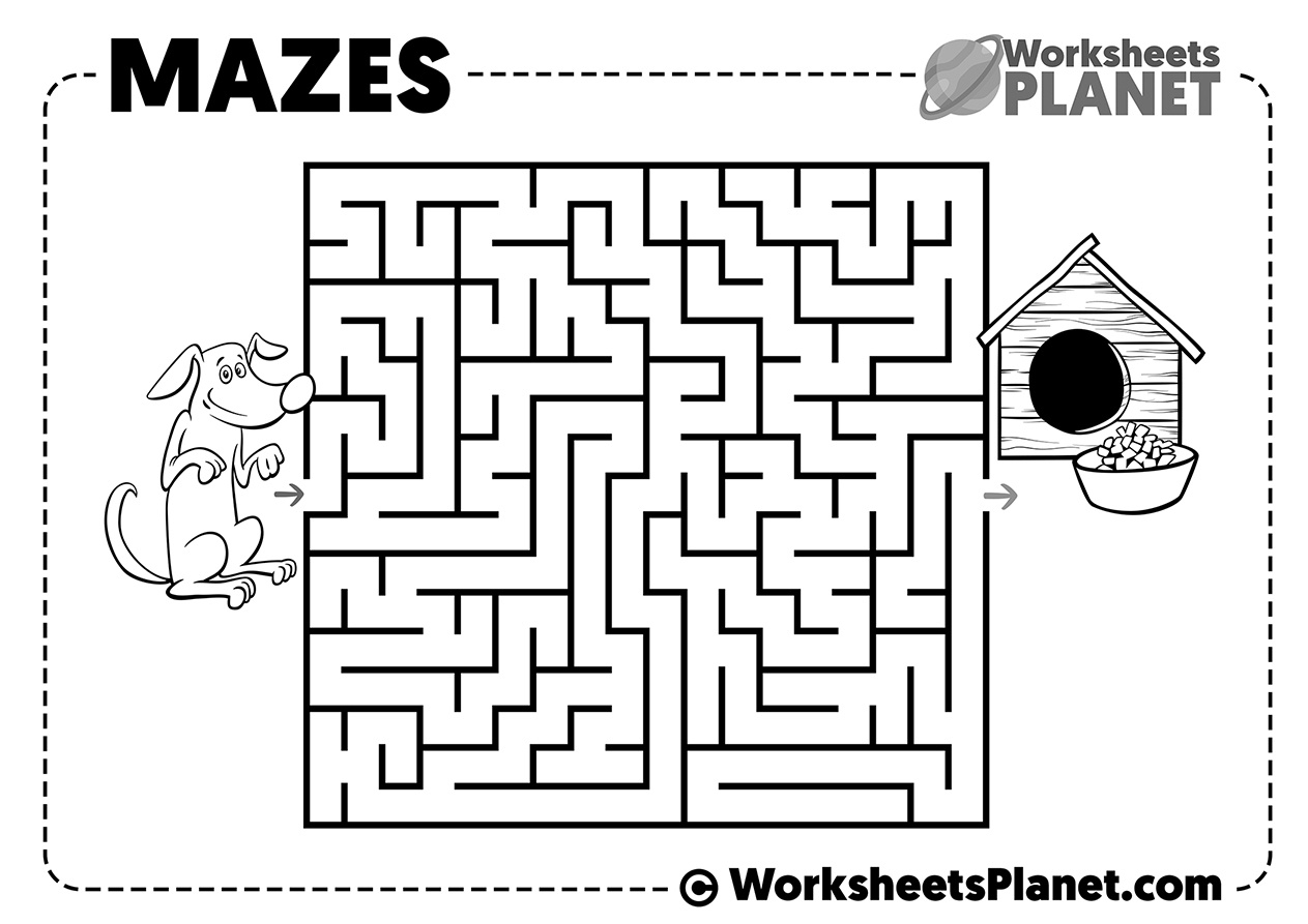 Free Easy Printable Mazes For Kids | Download The Free Pack inside Free Printable Mazes For Kids