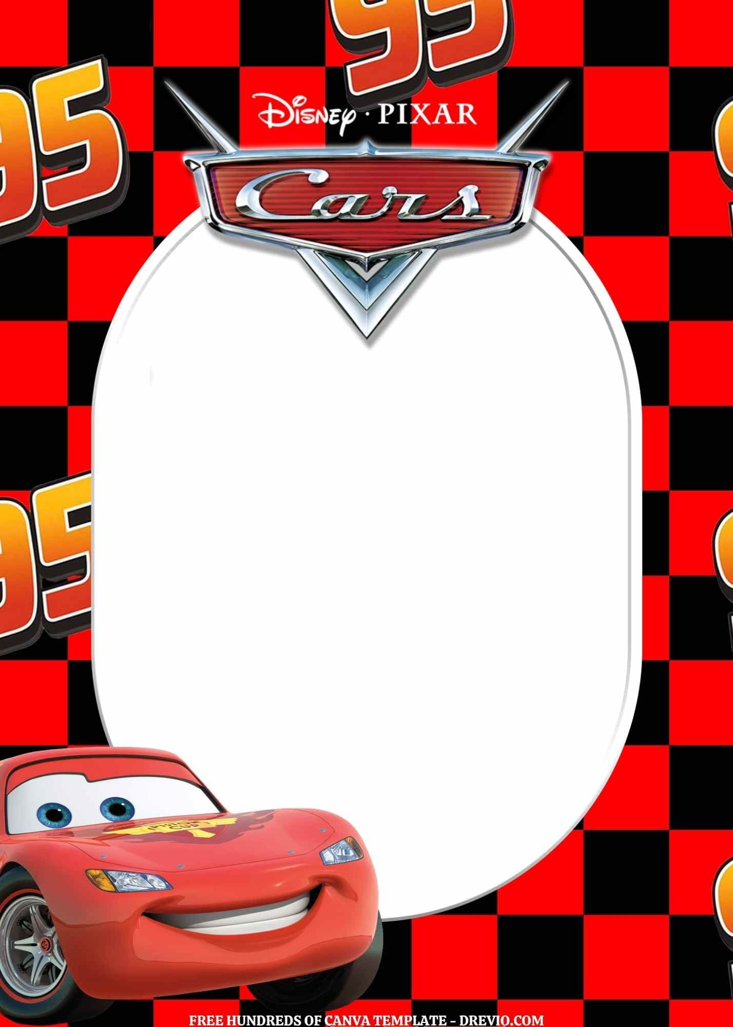 Free Editable – 11 Cars Canva Templates - Worksheets Library with regard to Free Printable Disney Cars Birthday Party Invitations