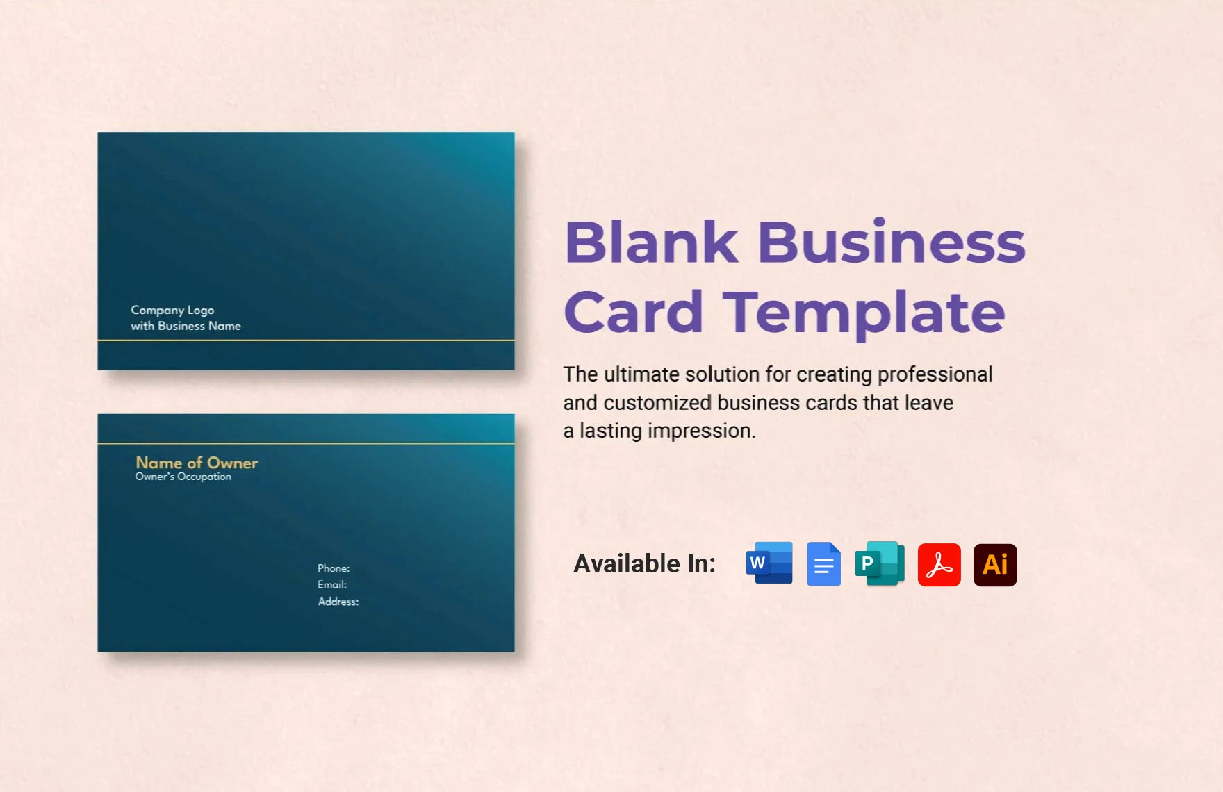 Free Editable Business Card Templates In Word To Download for Free Printable Business Card Templates For Word