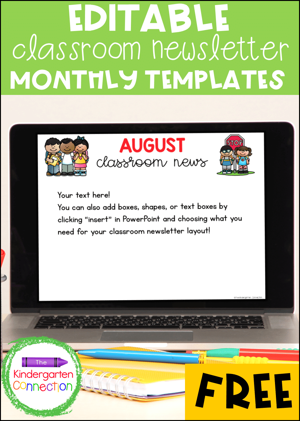 Free Editable Classroom Newsletter Template For Pre-K/Kindergarten within Free Printable Kindergarten Newsletter Templates