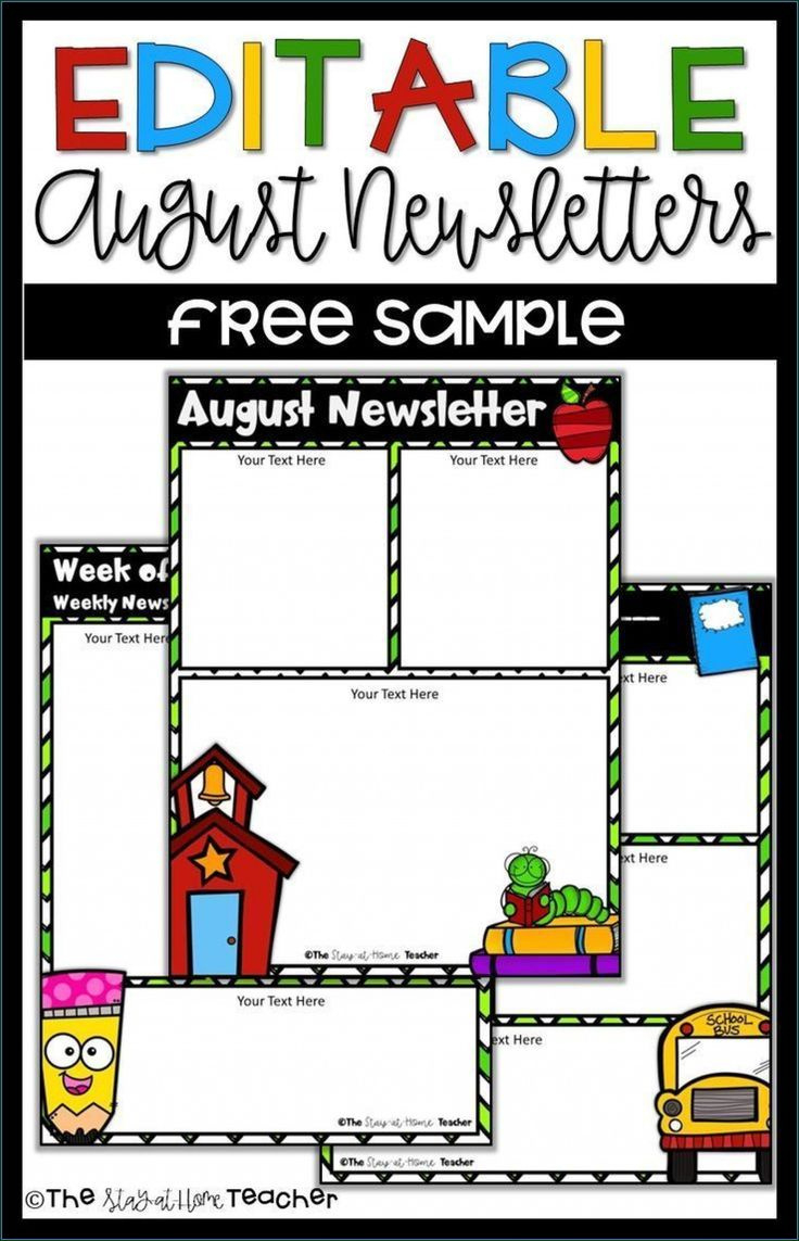 Free Editable Preschool Newsletter Templates For Word Templates-1 throughout Free Printable Preschool Newsletter Templates