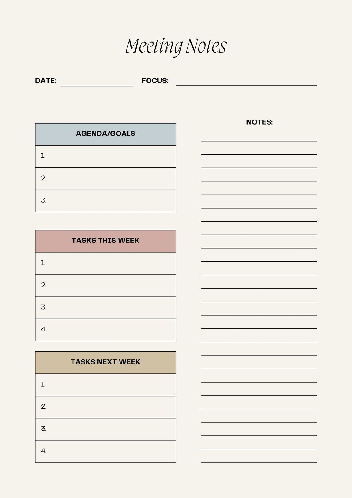 Free, Editable, Printable Meeting Minutes Templates | Canva with regard to Meeting Minutes Template Free Printable