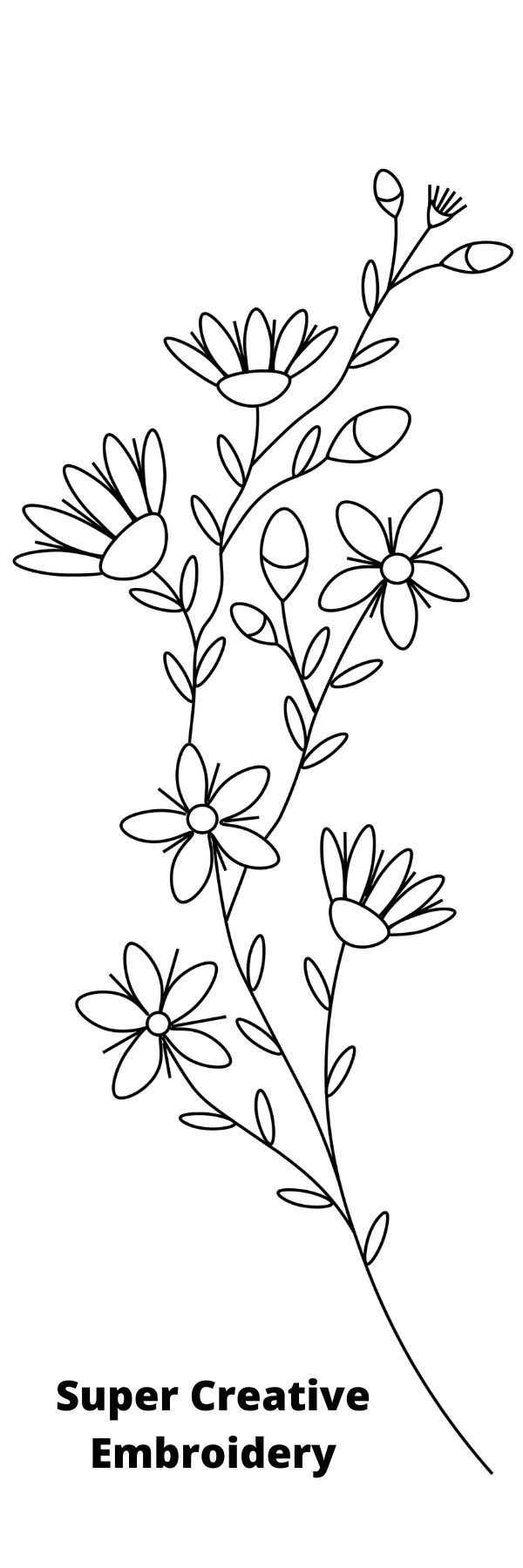 Free Embroidery Pattern / Pdf / Printable / Super Creative for Free Printable Embroidery Patterns