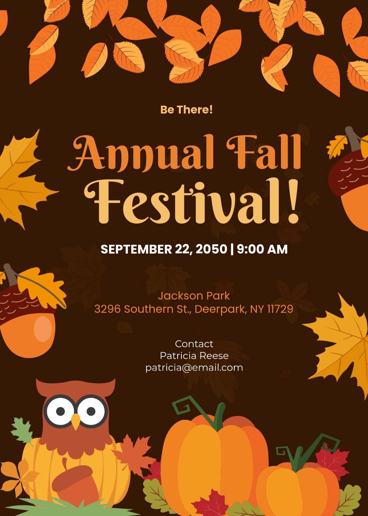 Free Fall Festival Invitation Template To Edit Online in Free Printable Fall Festival Invitations