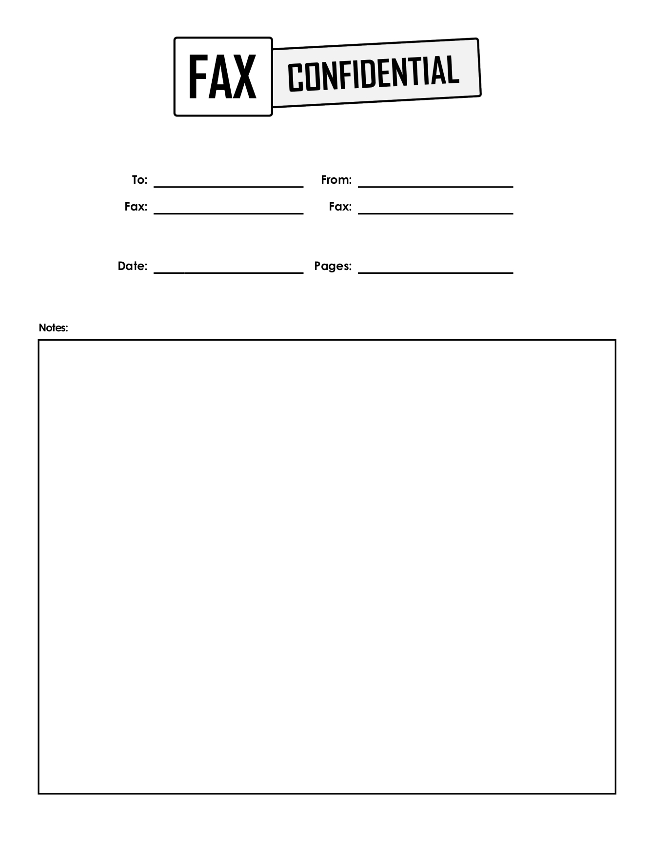 Free Fax 'Confidential' Cover Sheets | Faxburner within Free Printable Cover Letter For Fax