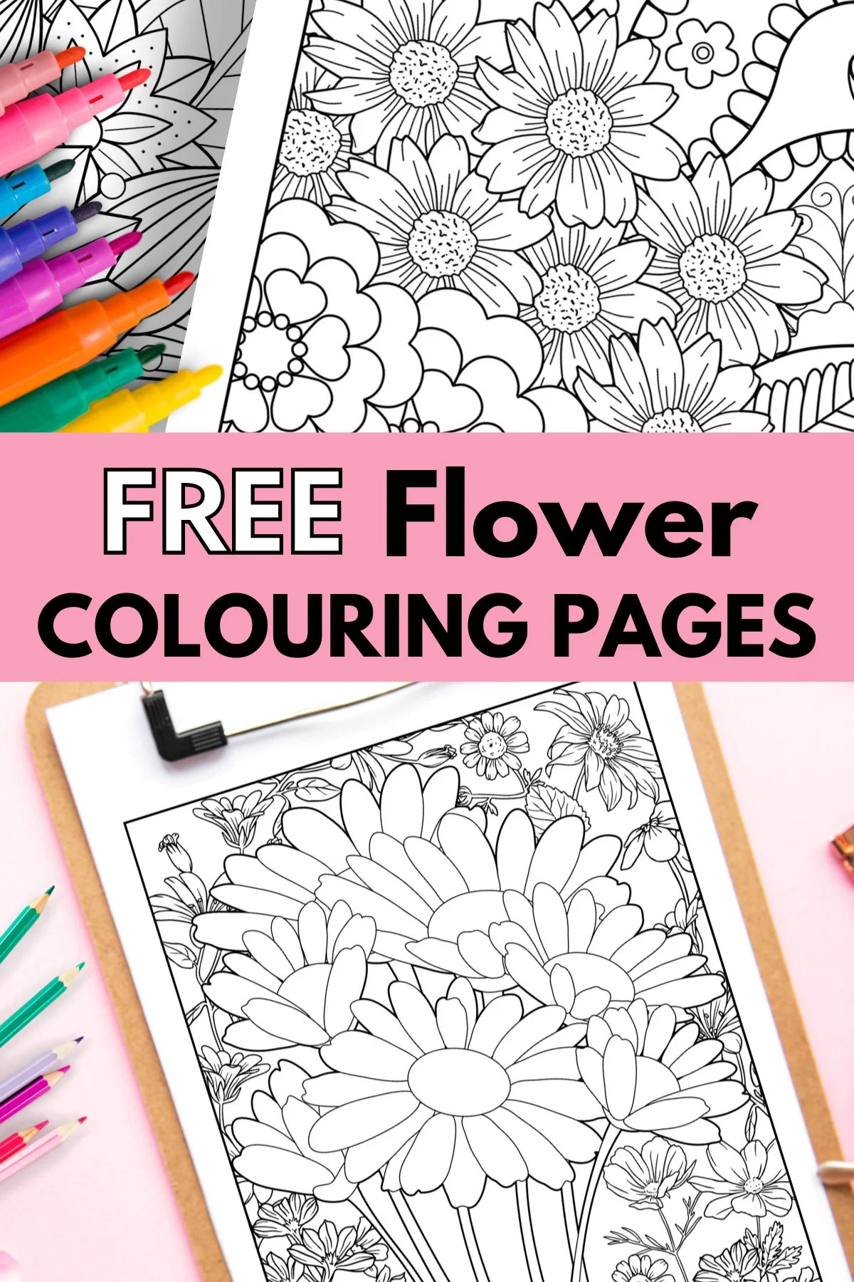 Free Flower Colouring Pages — Gathering Beauty inside Free Printable Coloring Books For Adults