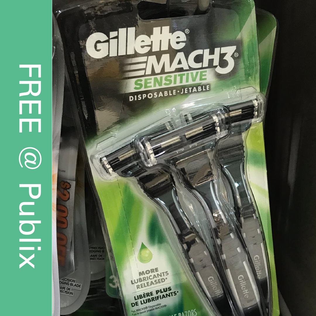 Free Gillette Or Venus Razors At Publix: Ends Friday Night with Free Printable Gillette Coupons