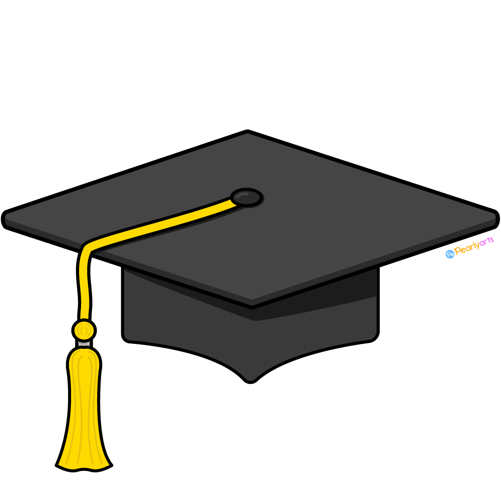 Free Graduation Cap Clipart (Royalty-Free) | Pearly Arts pertaining to Graduation Clip Art Free Printable