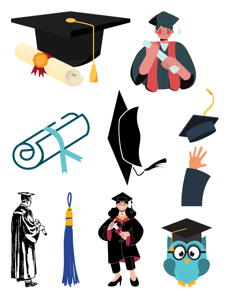 Free Graduation Clip Art – Try It – Like It – Create It intended for Graduation Clip Art Free Printable