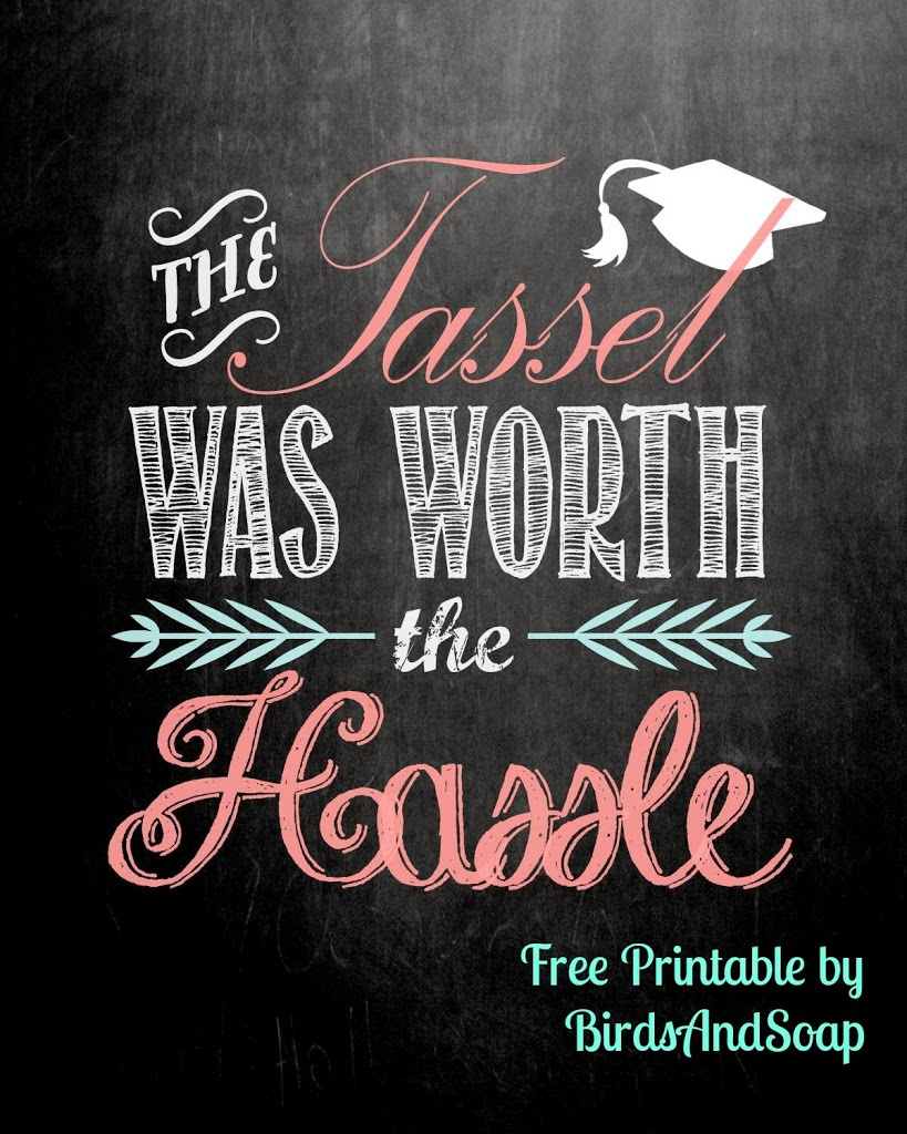 Free Graduation Quote Printable And Updated Frame – Birds And Soap with Free Printable Graduation Quotes