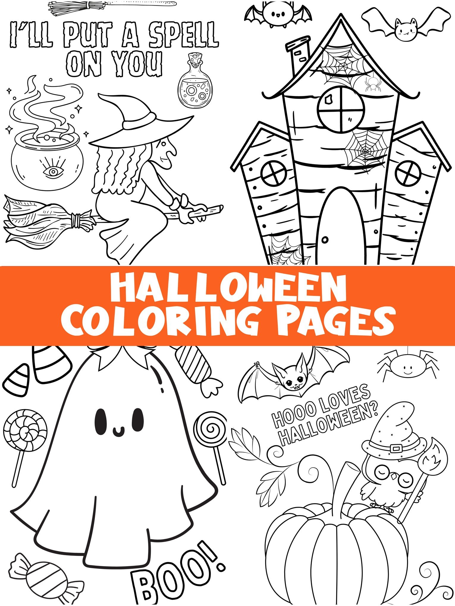 Free Halloween Coloring Pages To Print - Crafty Morning inside Free Halloween Printables