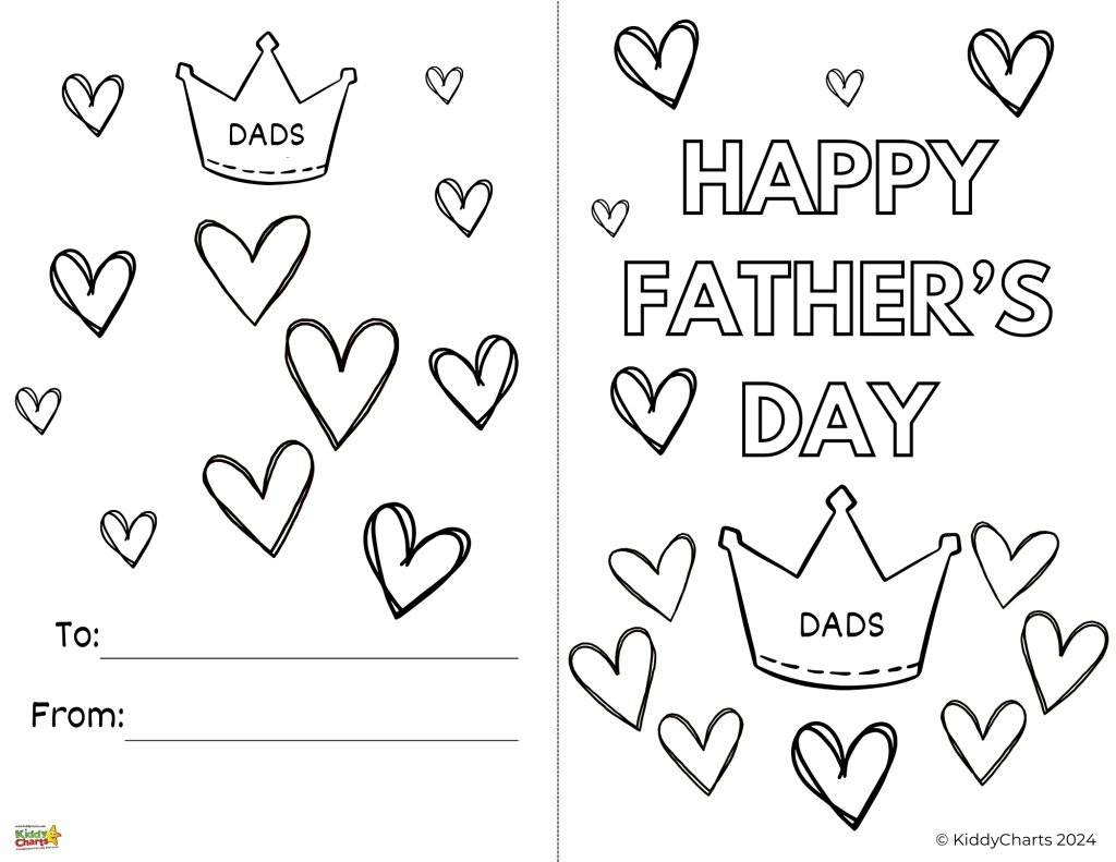 Free Happy Father'S Day Printable Cards To Color In with regard to Free Printable Fathers Day Cards For Preschoolers