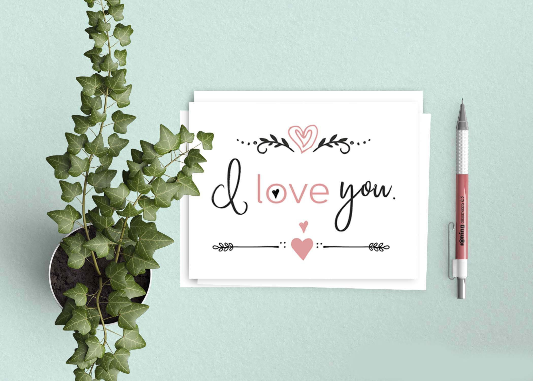 Free I Love You Cards | Free Valentine'S Day Printable pertaining to Free Printable Love Cards