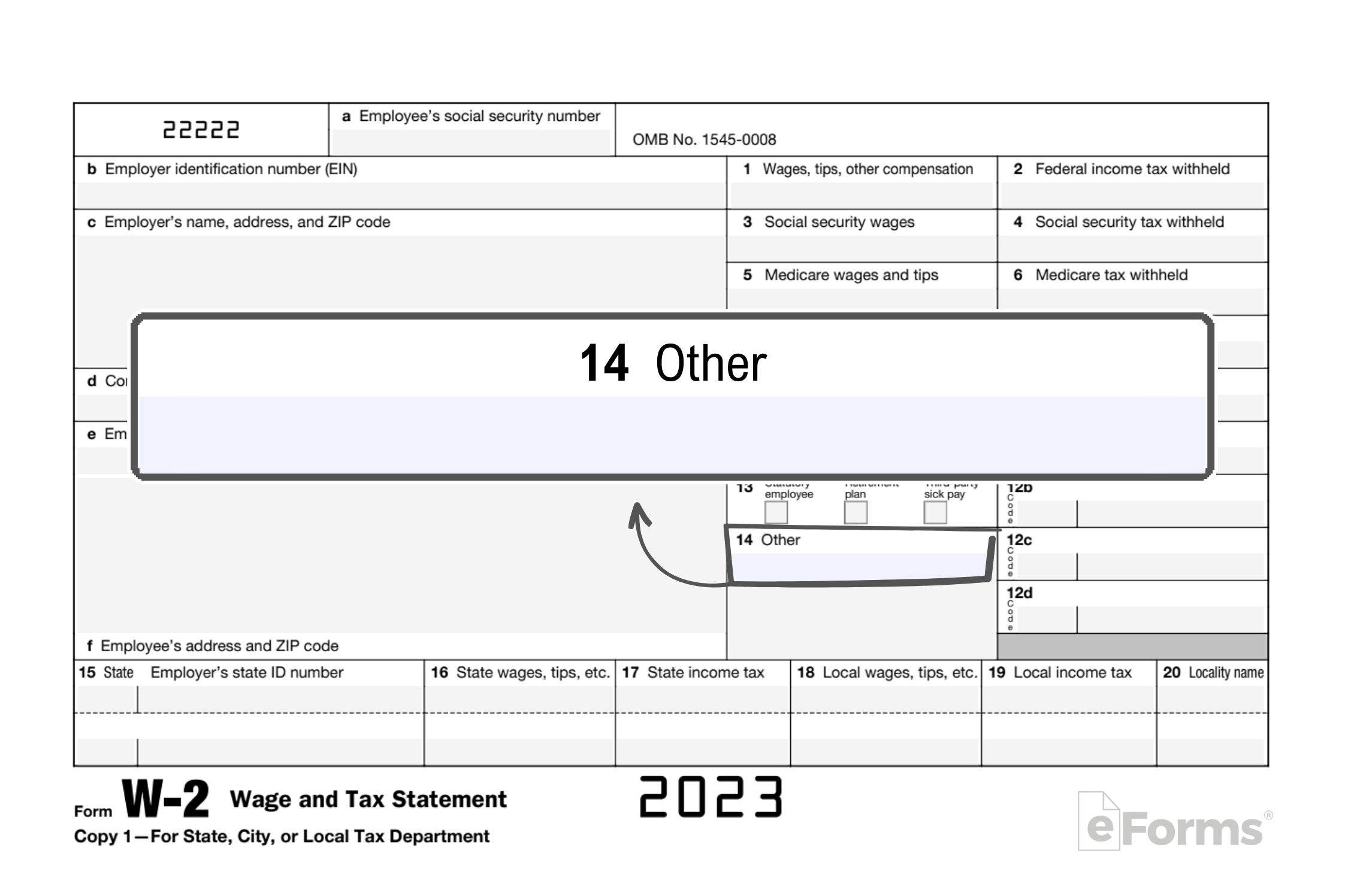 Free Irs Form W-2 | Wage And Tax Statement - Pdf – Eforms throughout Free W2 Forms Online Printable
