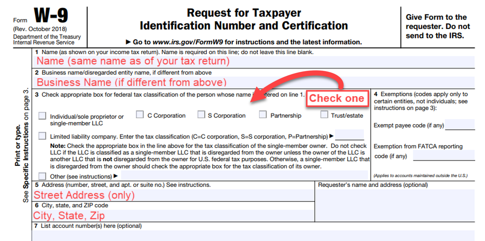 Free Irs Form W9 (2025) - Pdf – Eforms inside Free Printable W9