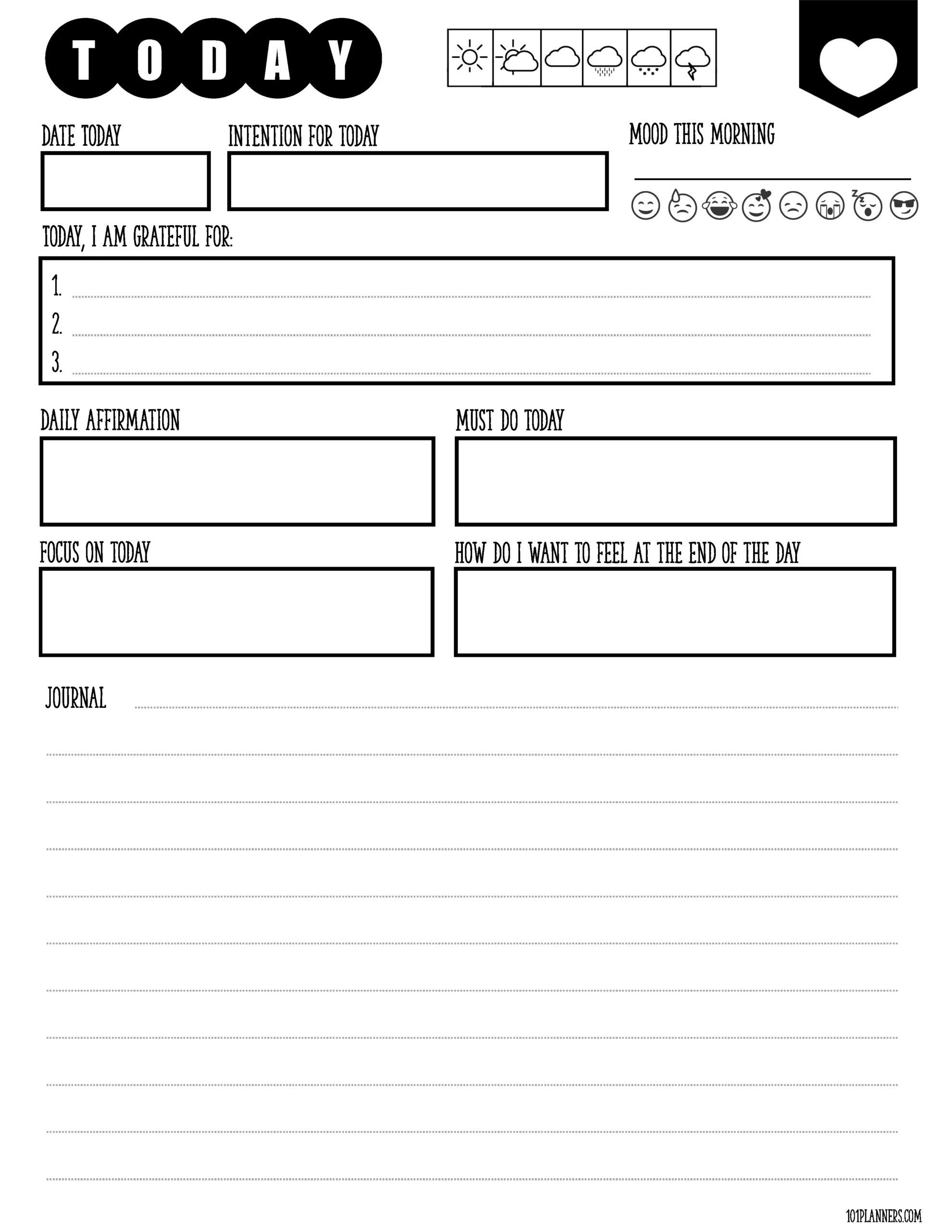 Free Journal Template Printables | Premade Journal Pages intended for Free Printable Journal Templates