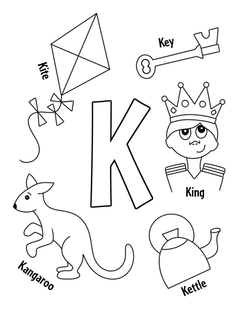 Free Letter K Worksheets For Preschool ⋆ The Hollydog Blog inside Free Printable Letter K Worksheets