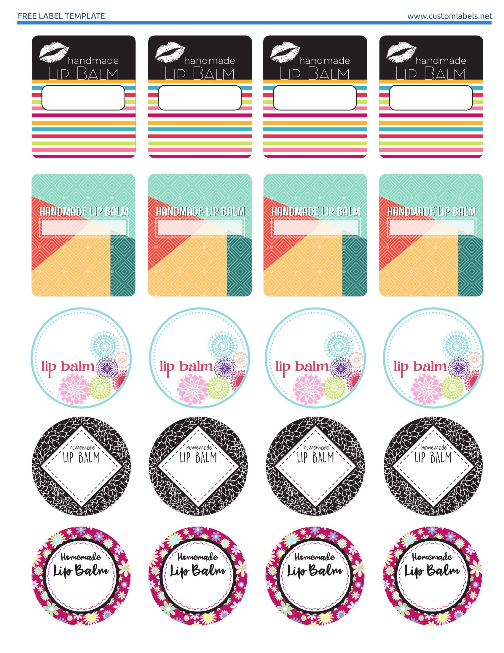 Free Lip Balm Label Printables - Worksheets Library throughout Free Printable Lip Balm Label Template