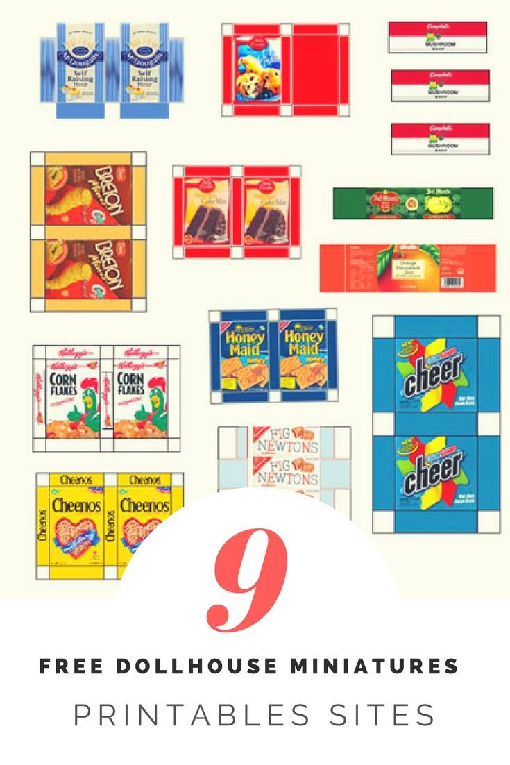 Free Miniature Printables - Freeprintabletm Fb5 regarding Free Miniature Printables