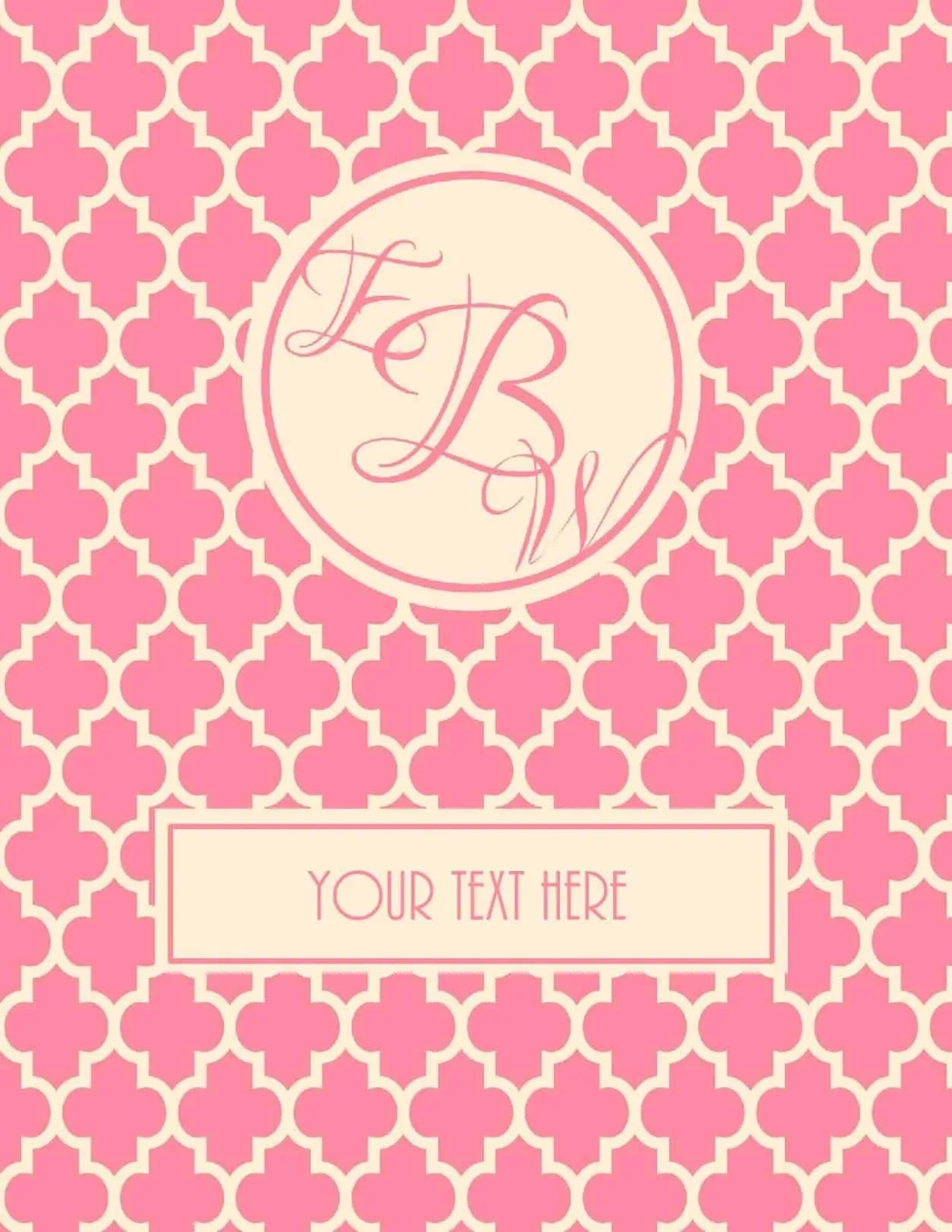 Free Monogram Binder Cover within Free Printable Monogram Binder Covers