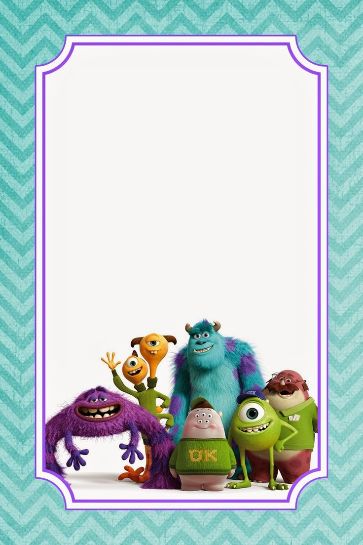 Free Monster Birthday Invitations with regard to Free Printable Monsters Inc Birthday Invitations