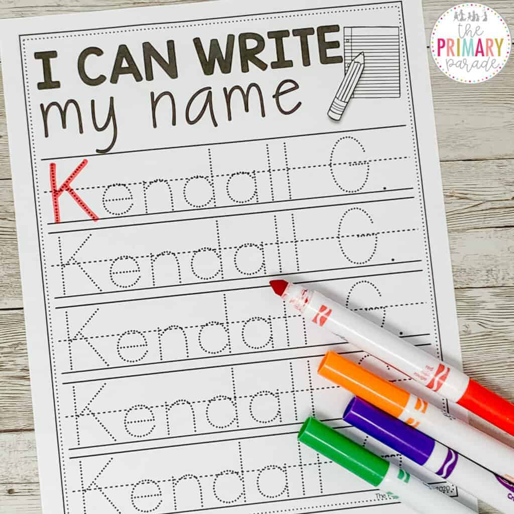 Free Name Writing Practice: Editable Tracing Template (2025) - The inside Free Printable Practice Name Writing Sheets