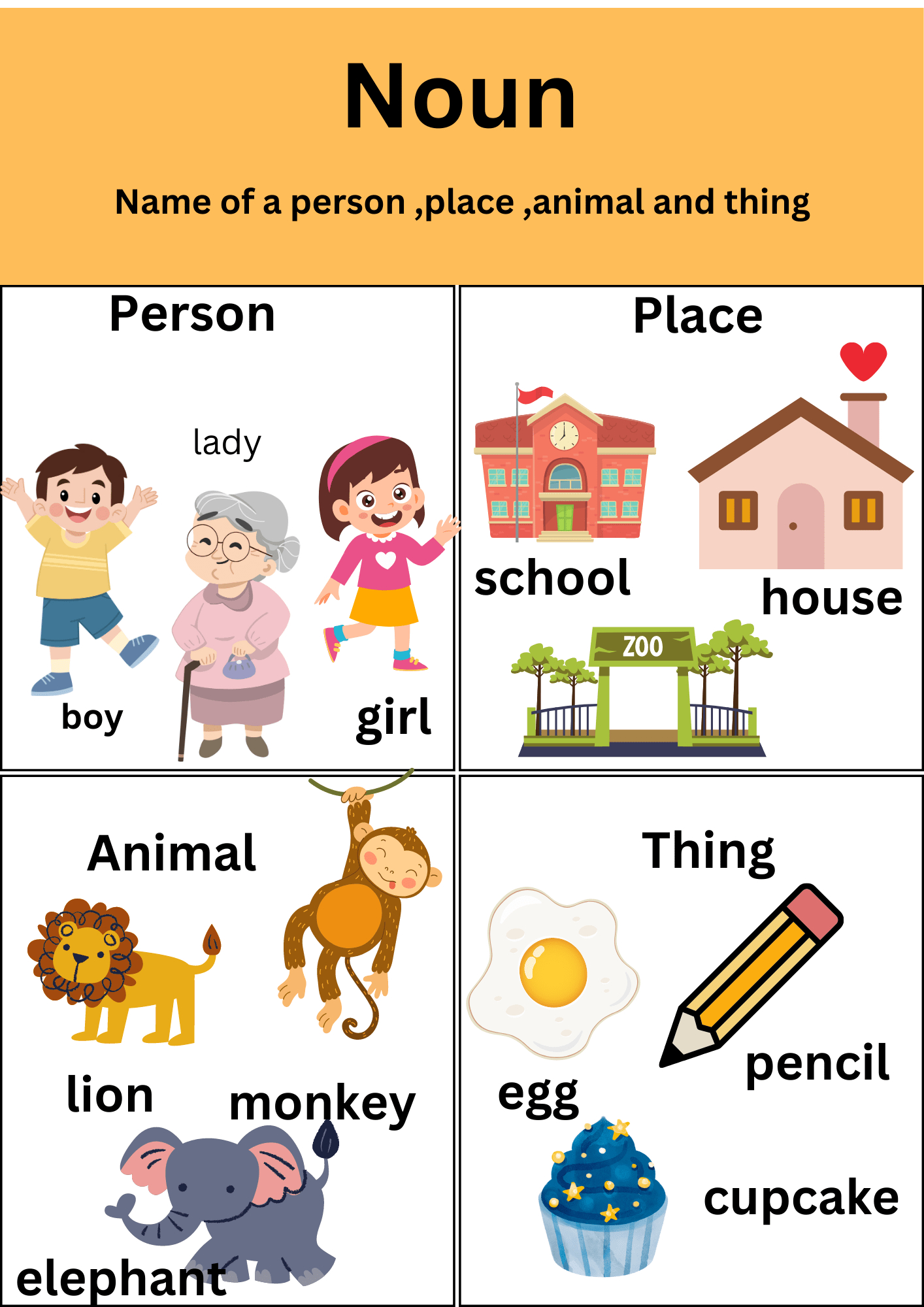 Free Noun Worksheets For Kindergarten regarding Free Noun Printables