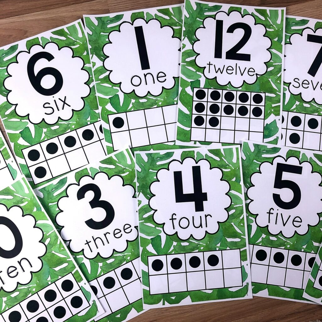 Free Number Posters For Your Classroom - My Teaching Pal regarding Free Printable Number Posters
