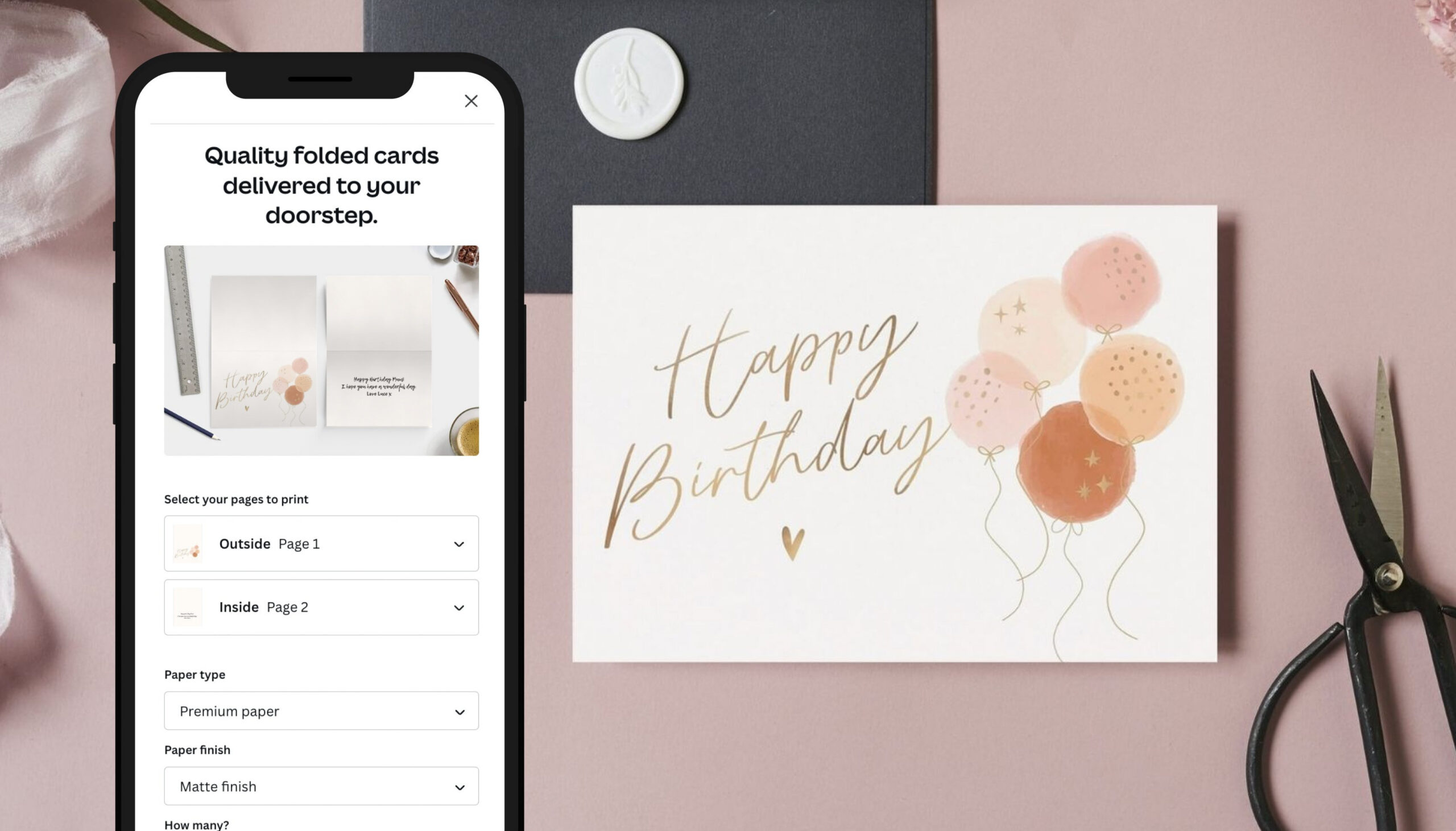 Free Online Birthday Card Maker | Canva with regard to Make Your Own Card Online Free Printable
