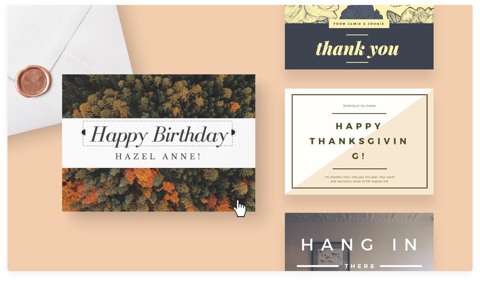 Free Online Card Maker - Create Custom Card Designs | Canva within Card Maker Online Free Printable