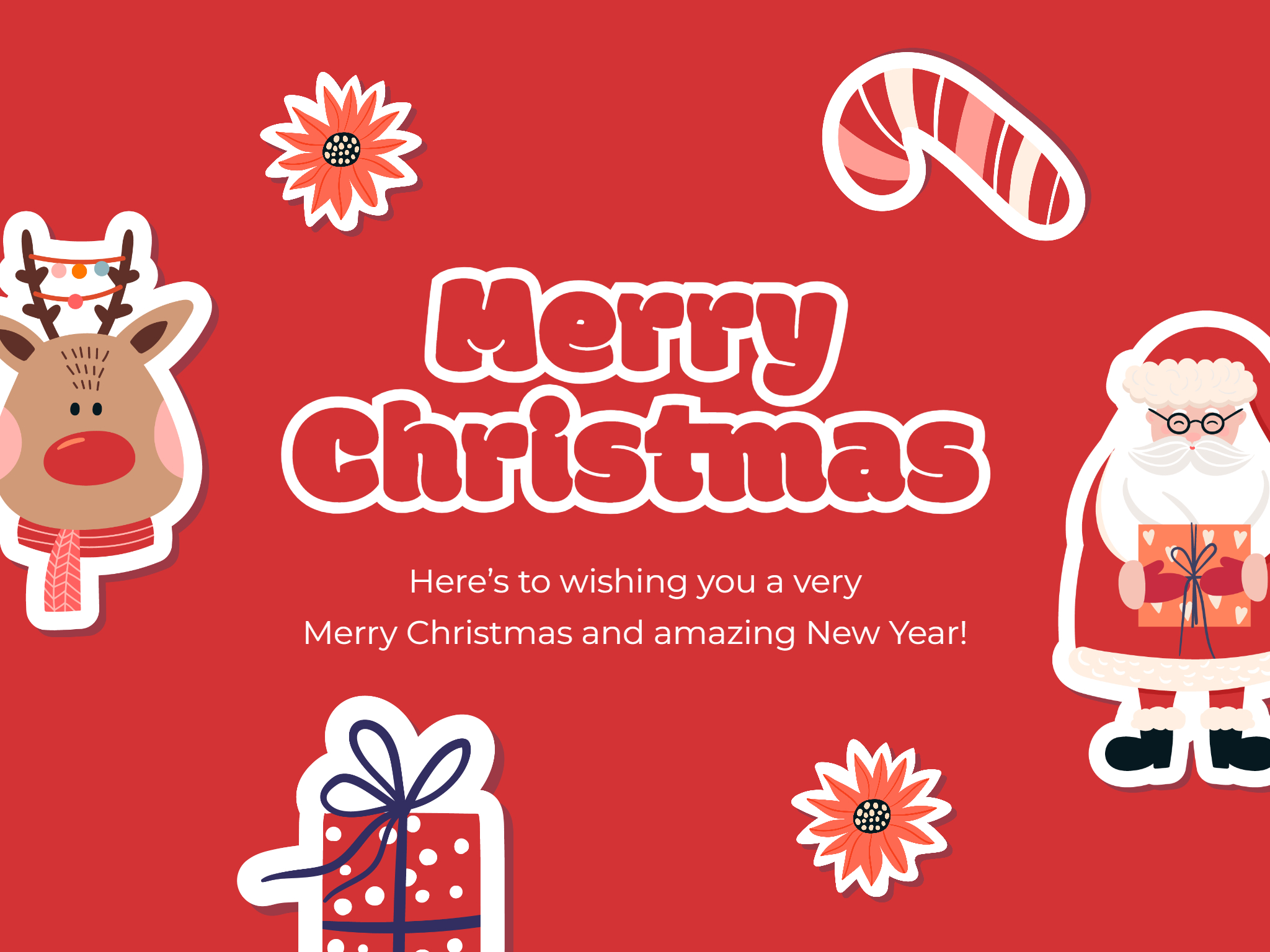 Free Online Christmas Card Maker: Editable And Printable | Fotor throughout Create Your Own Free Printable Christmas Cards