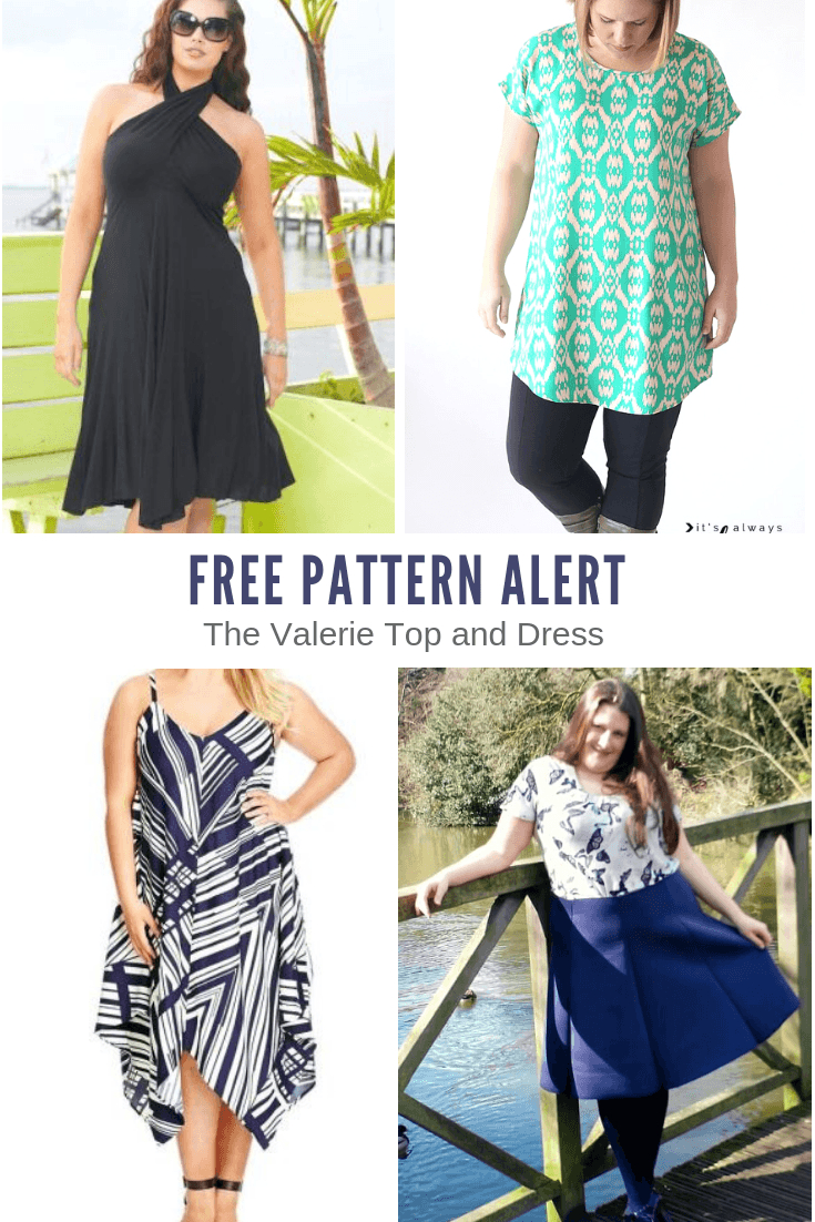 Free Pattern Alert: 10 Plus Size Women'S Patterns - On The Cutting with Free Printable Plus Size Sewing Patterns