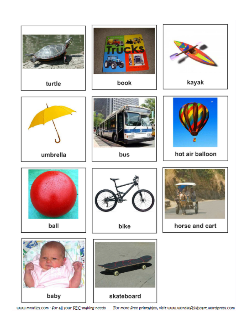 Free Pecs (Picture Cards) | Wordsofhisheart regarding Free Pecs Printables
