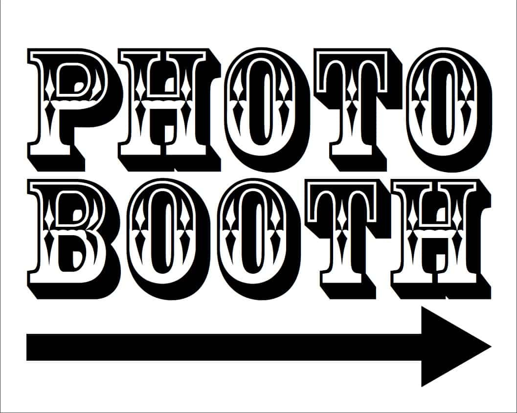 Free Photo Booth Printables For Your Wedding | Photo Booth Rocks with regard to Free Printable Photo Booth Sign