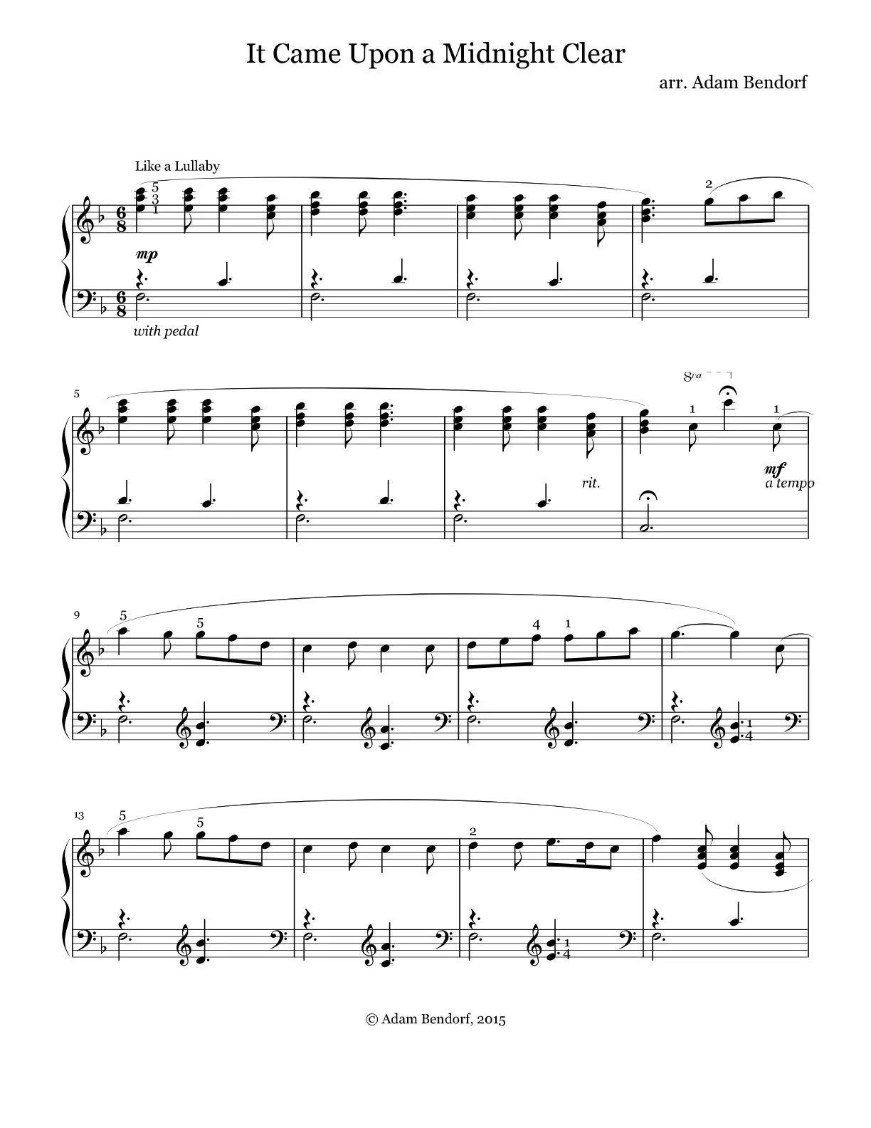 Free Piano Christmas Sheet Music throughout Free Printable Christmas Sheet Music For Piano