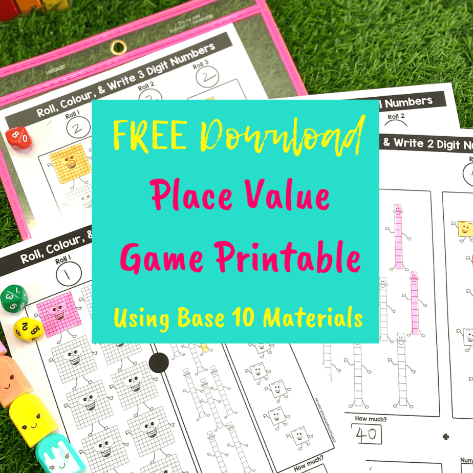 Free Place Value Games {Hand-On Math Games!} within Place Value Game Printable Free