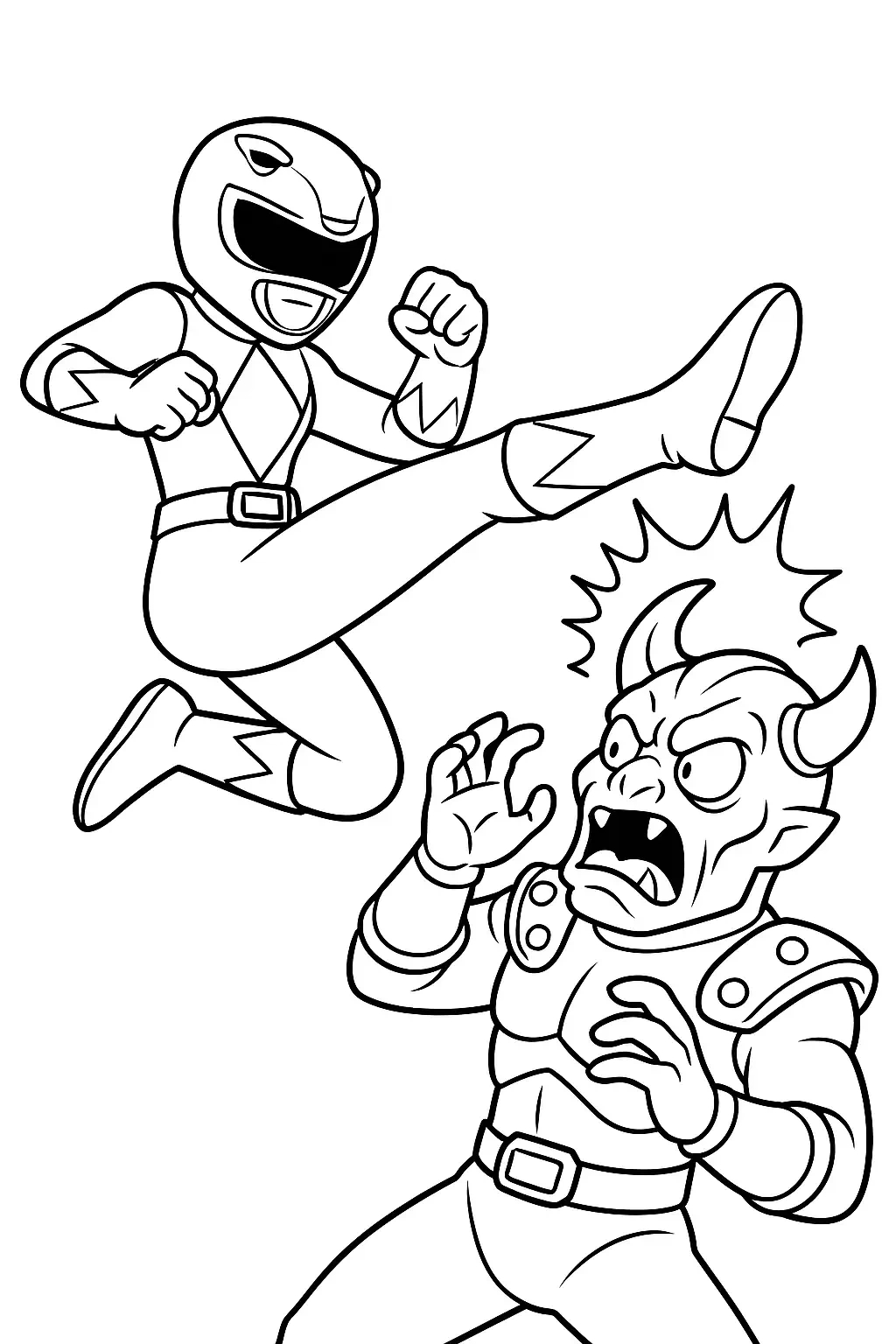 Free Power Rangers Coloring Pages Printable Free Generator – 12 throughout Free Power Ranger Printables