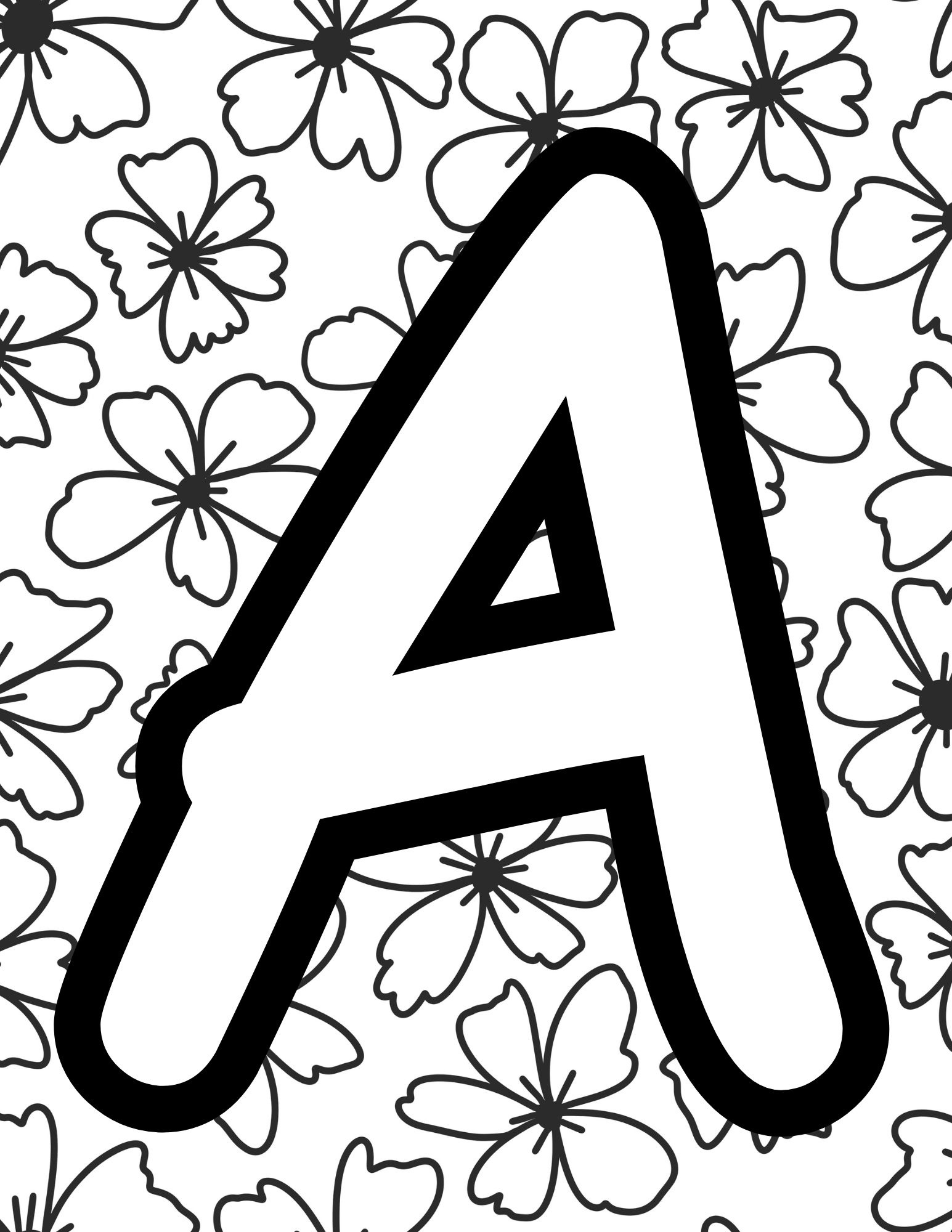 Free Printable Abc Coloring Pages: Learn Alphabet Letters! | Skip throughout Free Printable Alphabet Coloring Pages